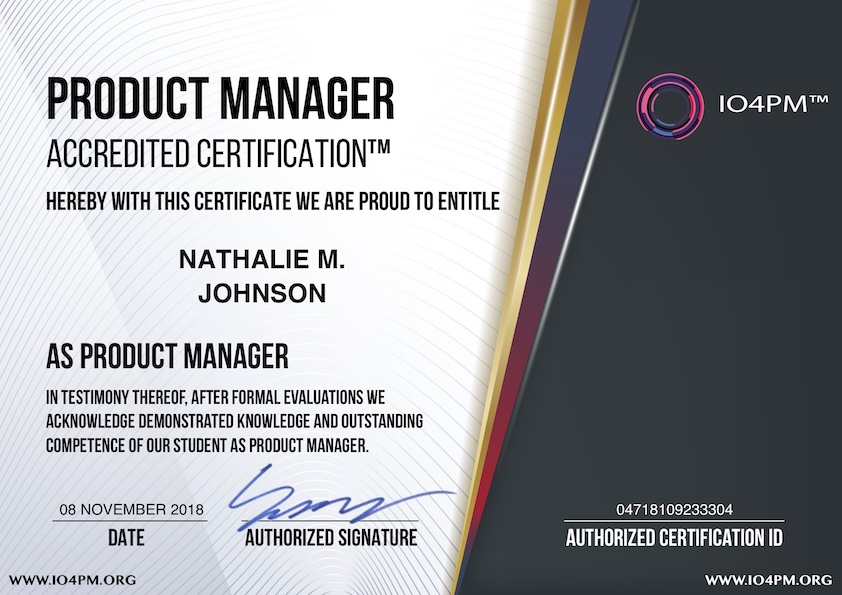 Product Manager Certification